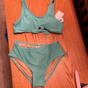 Brand new teal 2 piece